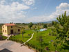 piscina nella casa vacanza a Cortona, Toscana