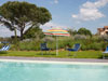 piscina nella casa vacanza a Cortona, Toscana